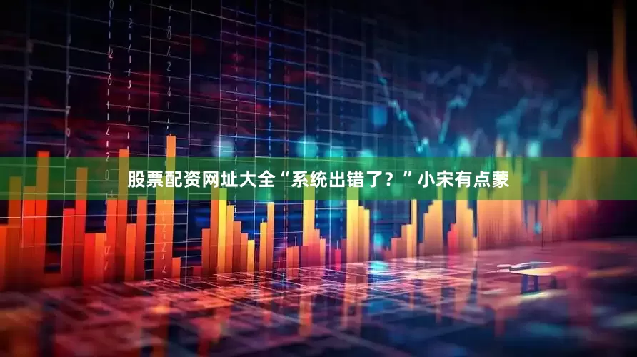 股票配资网址大全“系统出错了？”小宋有点蒙